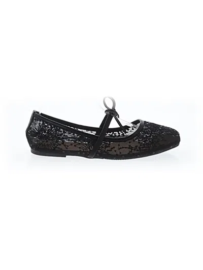 Pre-owned Unbranded Flats In Black
