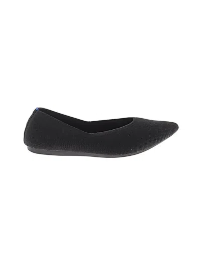 Pre-owned Unbranded Flats In Black