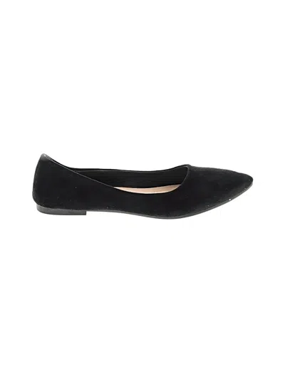 Pre-owned Unbranded Flats In Black
