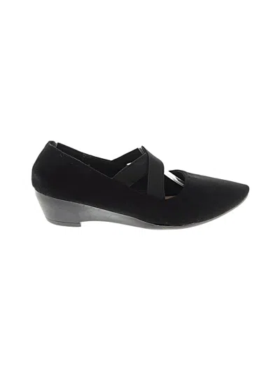 Pre-owned Unbranded Flats In Black
