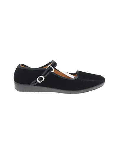 Pre-owned Unbranded Flats In Black