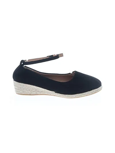 Pre-owned Unbranded Flats In Black
