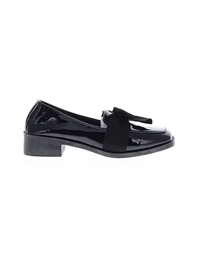 Pre-owned Unbranded Flats In Black