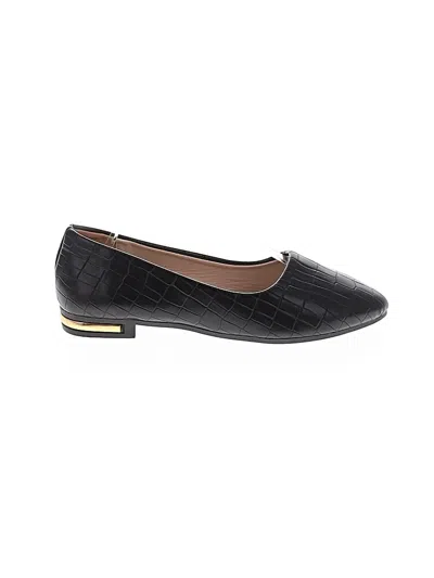 Pre-owned Unbranded Flats In Black