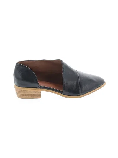 Pre-owned Unbranded Flats In Black