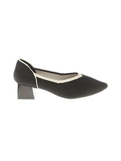 Pre-owned Unbranded Flats In Black