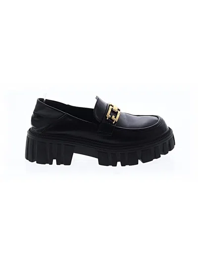 Pre-owned Unbranded Flats In Black