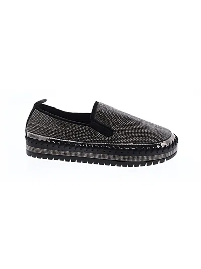 Pre-owned Unbranded Flats In Black