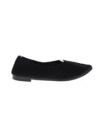 Pre-owned Unbranded Flats In Black