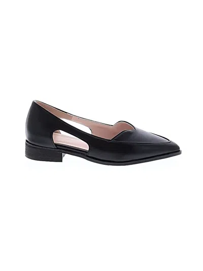 Pre-owned Unbranded Flats In Black