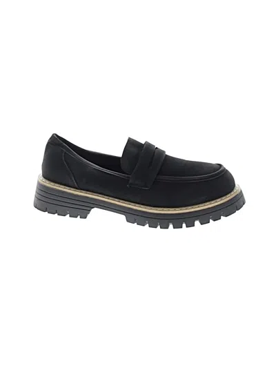 Pre-owned Unbranded Flats In Black