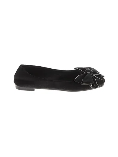 Pre-owned Unbranded Flats In Black