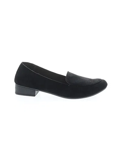Pre-owned Unbranded Flats In Black