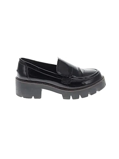 Pre-owned Unbranded Flats In Black