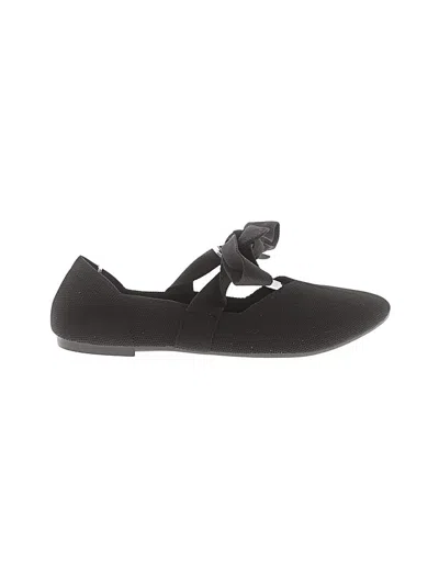 Pre-owned Unbranded Flats In Black