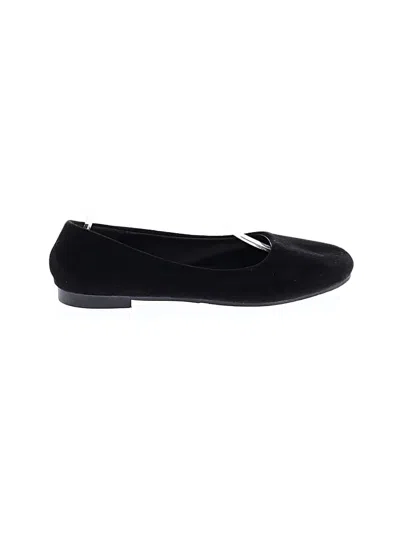 Pre-owned Unbranded Flats In Black
