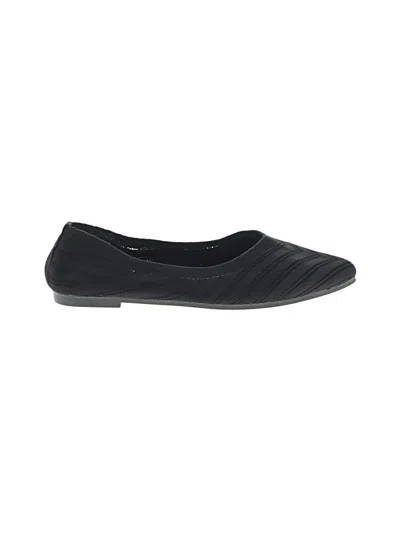 Pre-owned Unbranded Flats In Black