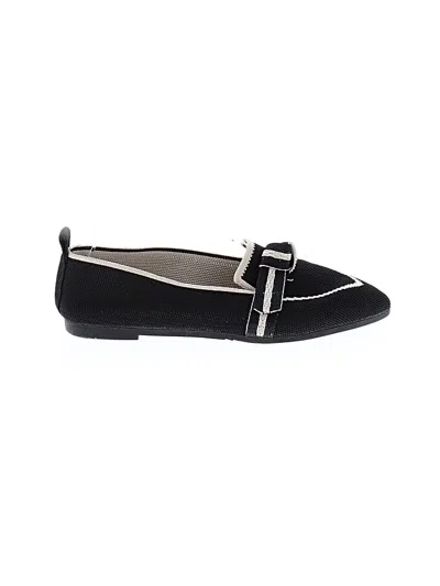 Pre-owned Unbranded Flats In Black