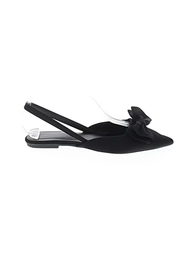 Pre-owned Unbranded Flats In Black