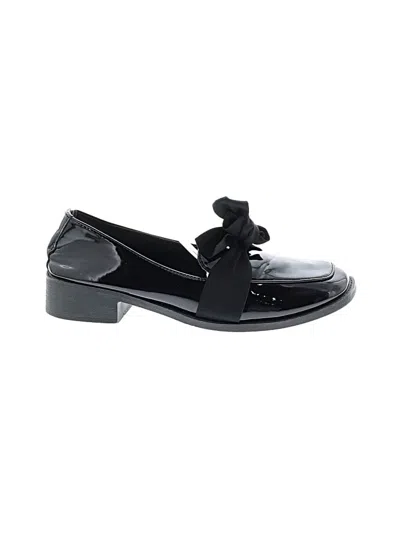 Pre-owned Unbranded Flats In Black