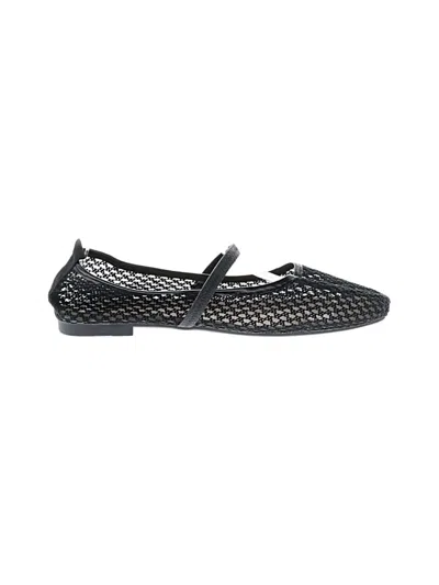 Pre-owned Unbranded Flats In Black