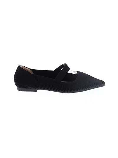 Pre-owned Unbranded Flats In Black