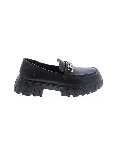 Pre-owned Unbranded Flats In Black