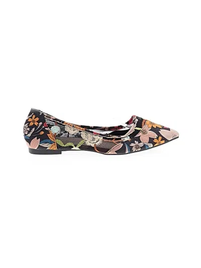 Pre-owned Unbranded Flats In Black