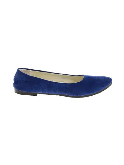 Pre-owned Unbranded Flats In Blue