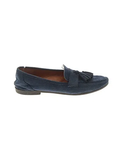 Pre-owned Unbranded Flats In Blue