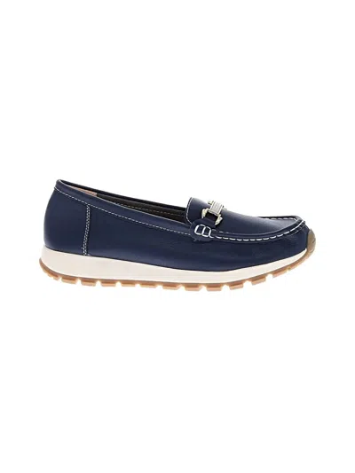 Pre-owned Unbranded Flats In Blue