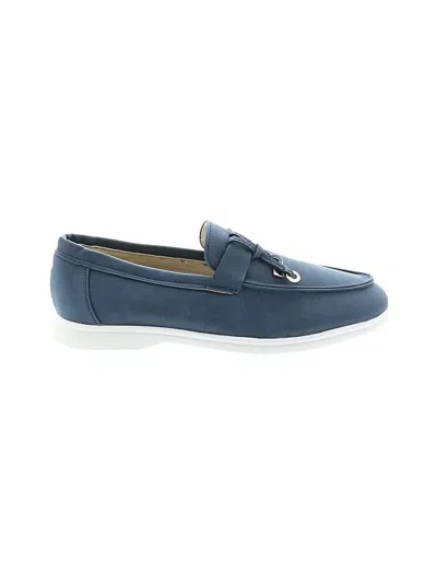 Pre-owned Unbranded Flats In Blue