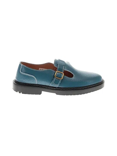 Pre-owned Unbranded Flats In Blue