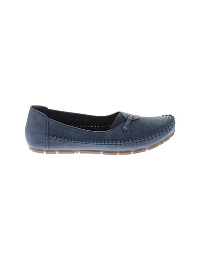 Pre-owned Unbranded Flats In Blue