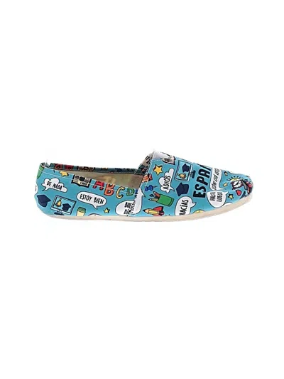 Pre-owned Unbranded Flats In Blue