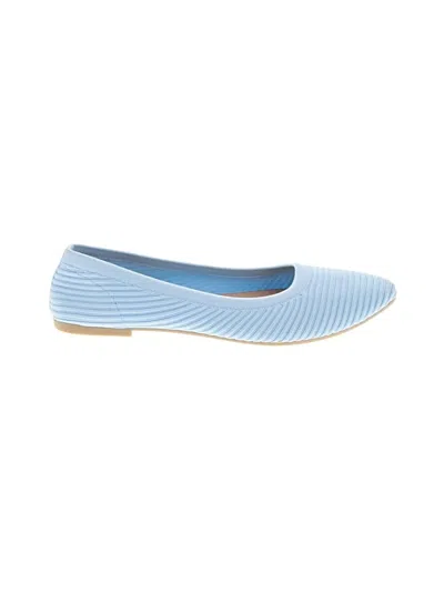 Pre-owned Unbranded Flats In Blue
