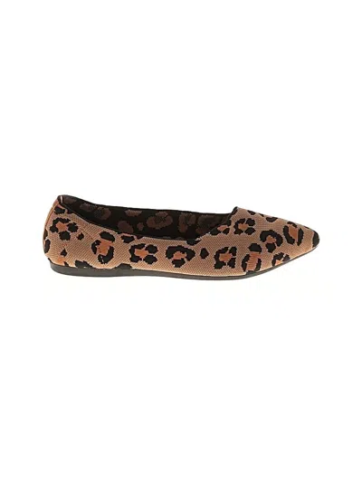 Pre-owned Unbranded Flats In Brown