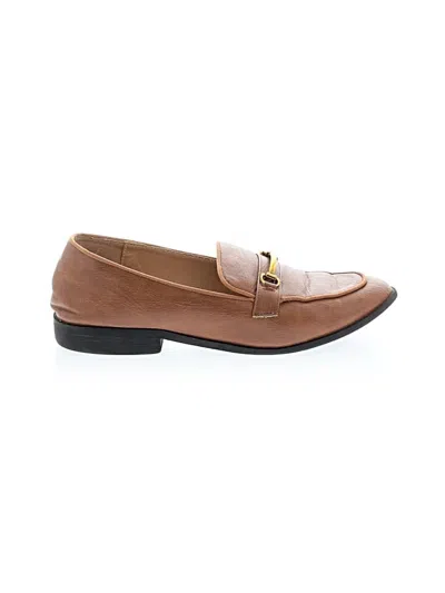 Pre-owned Unbranded Flats In Brown