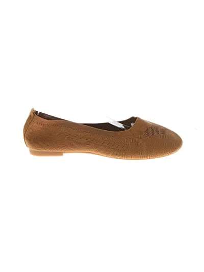 Pre-owned Unbranded Flats In Brown