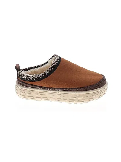 Pre-owned Unbranded Flats In Brown