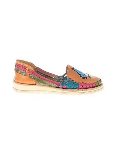 Pre-owned Unbranded Flats In Brown