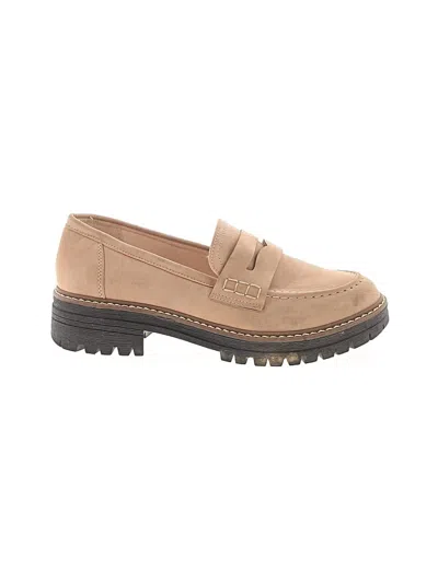 Pre-owned Unbranded Flats In Brown