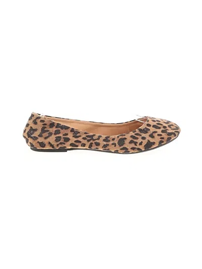 Pre-owned Unbranded Flats In Brown