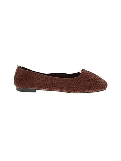 Pre-owned Unbranded Flats In Brown