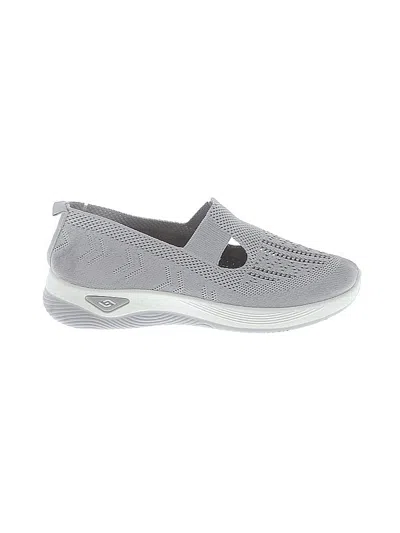 Pre-owned Unbranded Flats In Gray