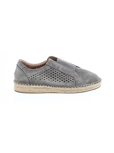 Pre-owned Unbranded Flats In Gray