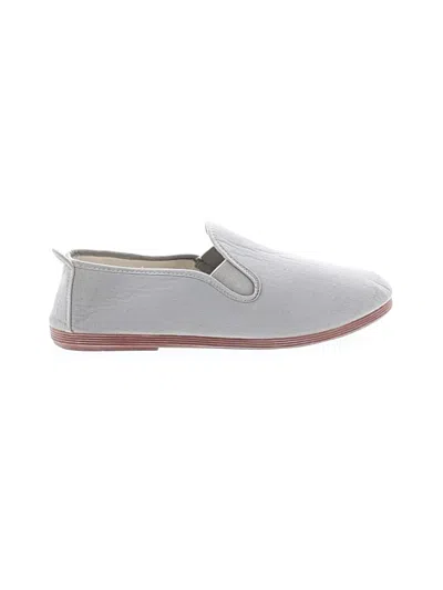 Pre-owned Unbranded Flats In Gray