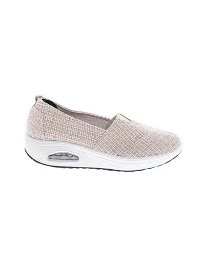 Pre-owned Unbranded Flats In Gray