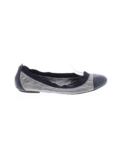 Pre-owned Unbranded Flats In Gray