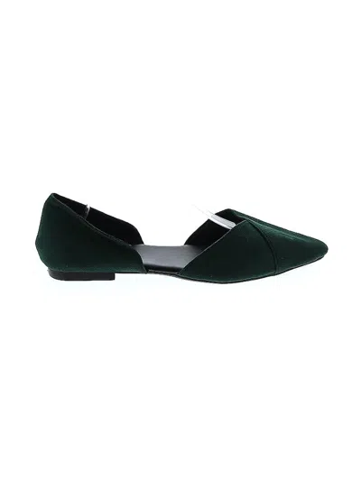 Pre-owned Unbranded Flats In Green